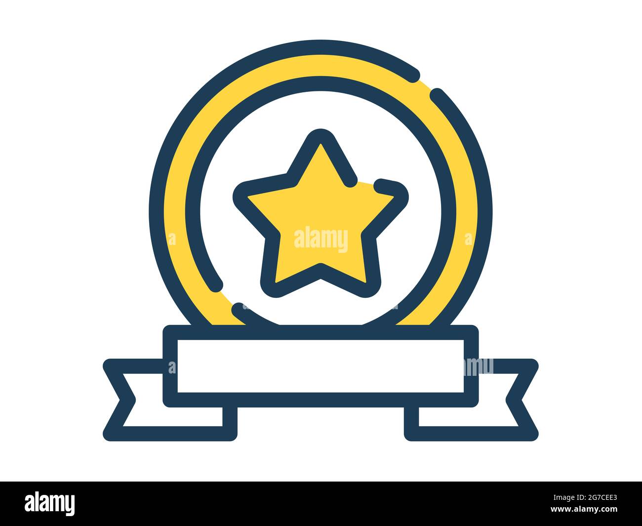 winning label single isolated icon with dash or dashed line style ...