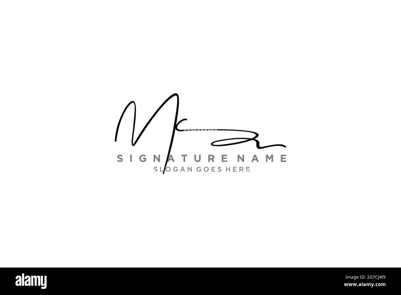 MC Letter Signature Logo Template elegant design logo Sign Symbol template vector icon Stock Vector