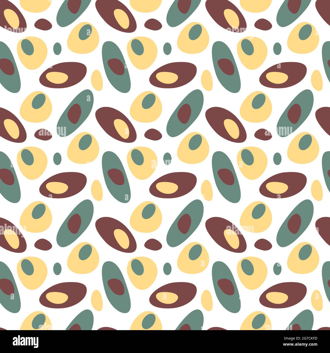 Pattern stones decorative, seamless, white background. Vector illustration Stock Vector