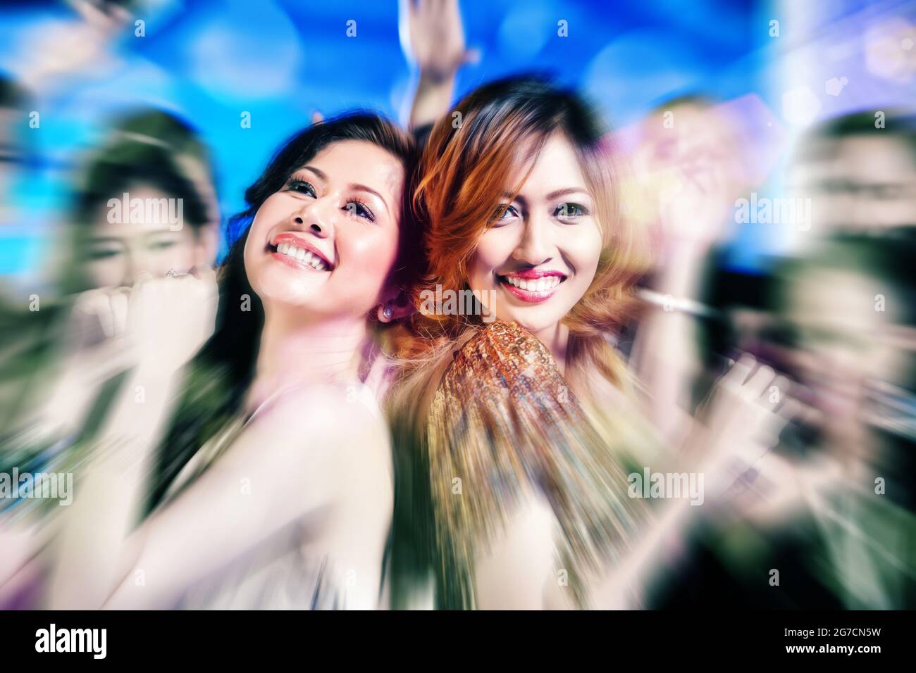 Night club partying girls hi-res stock photography and images - Alamy