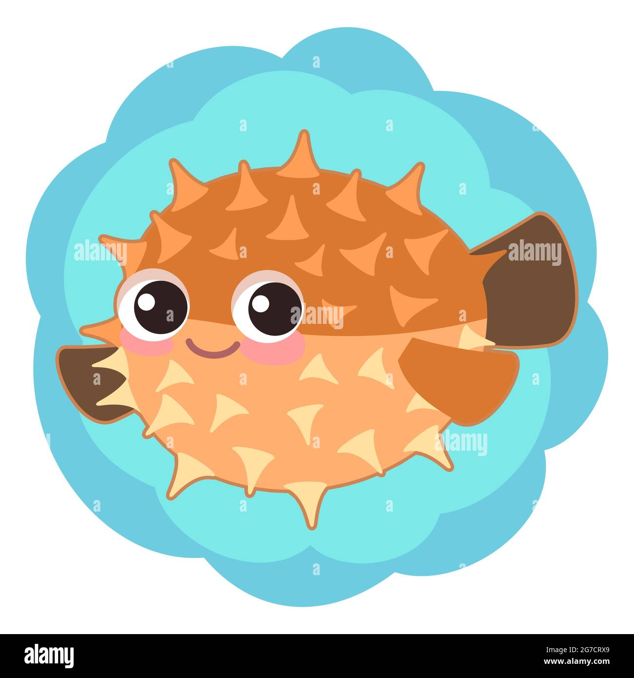 Cartoon puffer fish hi-res stock photography and images - Alamy
