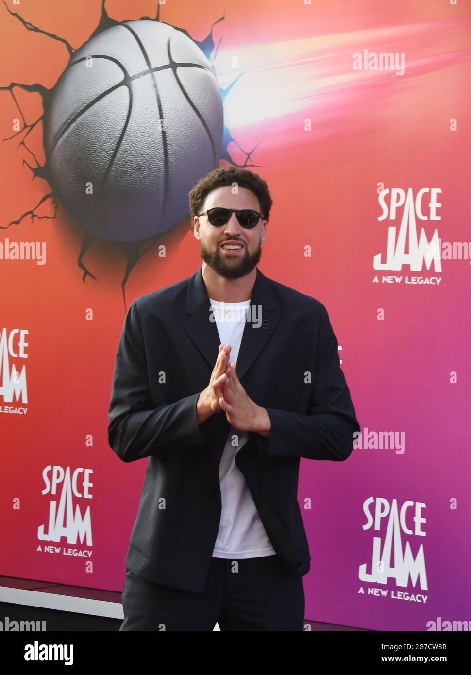 Klay Thompson arrives at the SPACE JAM A NEW LEGACY World Premiere