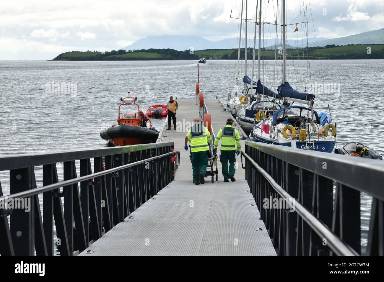 Bantry, West Cork, Ireland. 12th July 2021. Woman injured herself as ...
