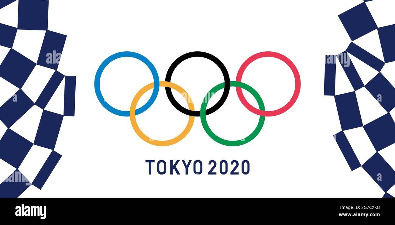 Vinnytsia, Ukraine - July 13, 2021. Summer Games in Tokyo 2020. Sport concept Stock Vector