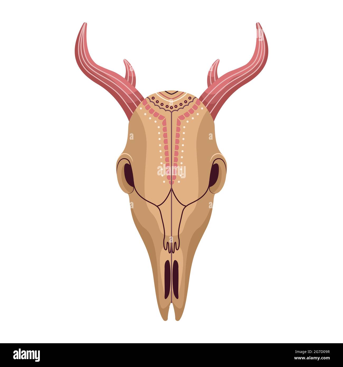 Vector boho animal skull. Mystical illustration in flat style Stock Vector Image & Art - Alamy Vector boho animal skull. Mystical illustration in flat style Stock Vector Image & Art - Alamy