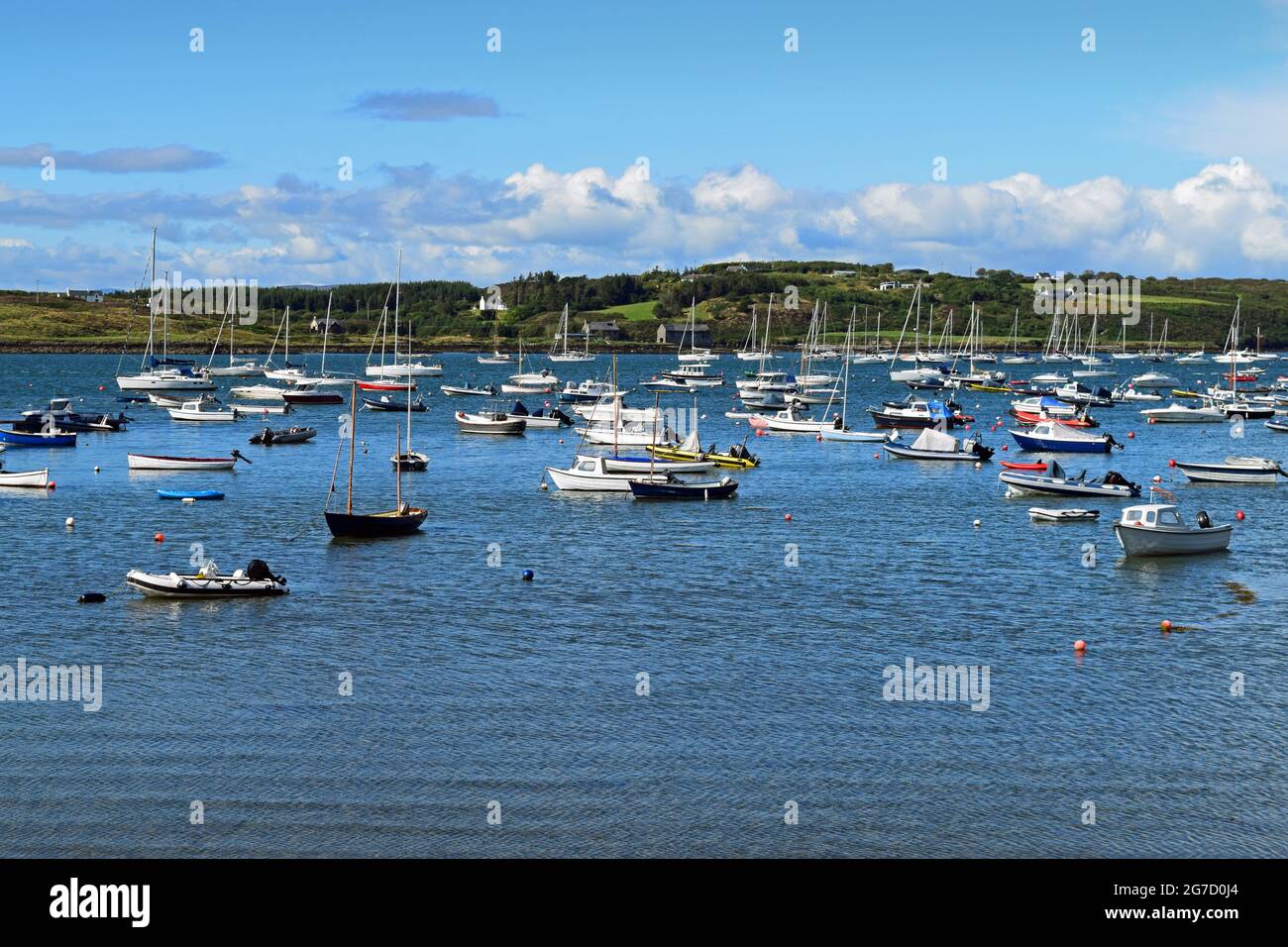 Sailing boats at Baltimore harbour, West Cork in Ireland Stock Photo
