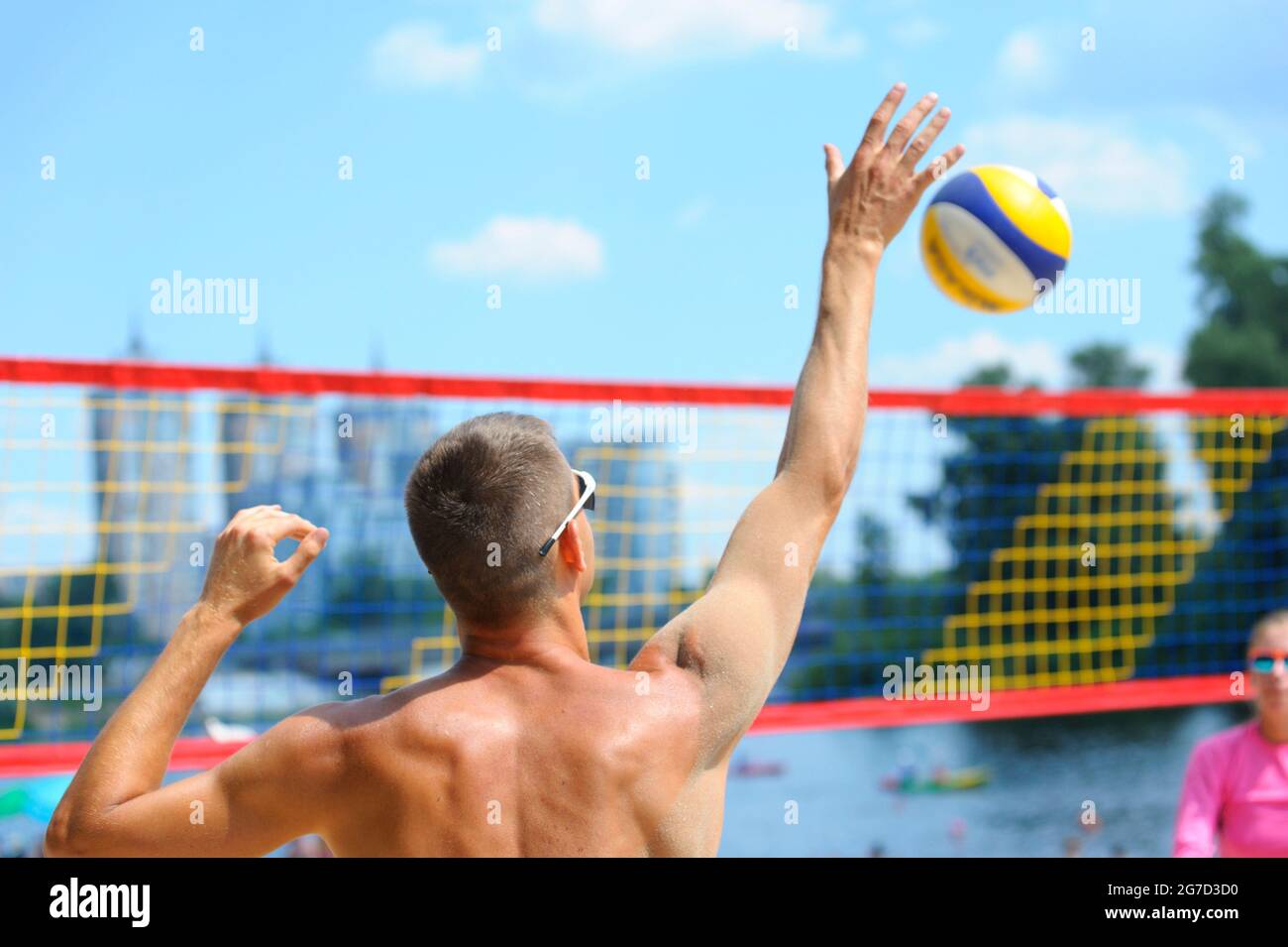 Volleyball attack hires stock photography and images Alamy