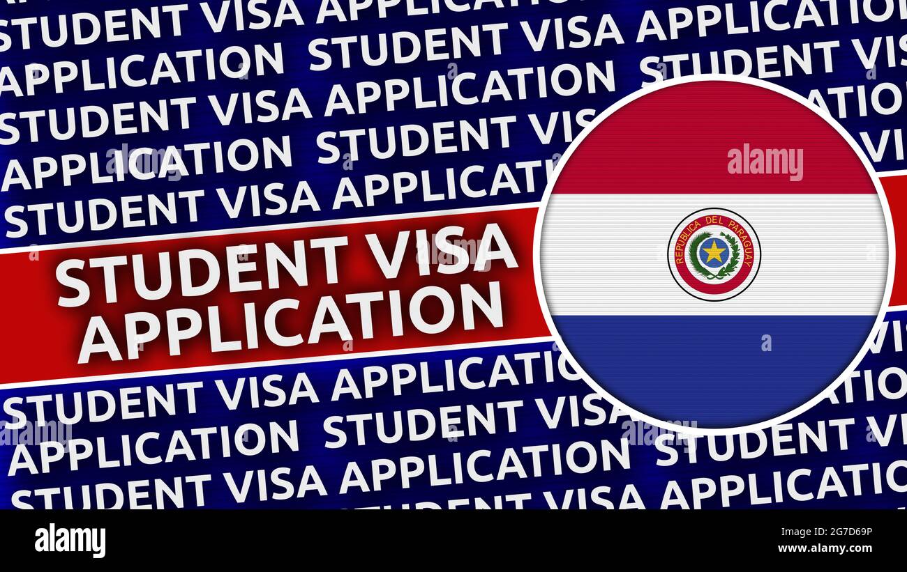 Paraguay Circular Flag With Student Visa Application Titles 3D Illustration Stock Photo Alamy Paraguay Circular Flag With Student Visa Application Titles 3D Illustration Stock Photo Alamy