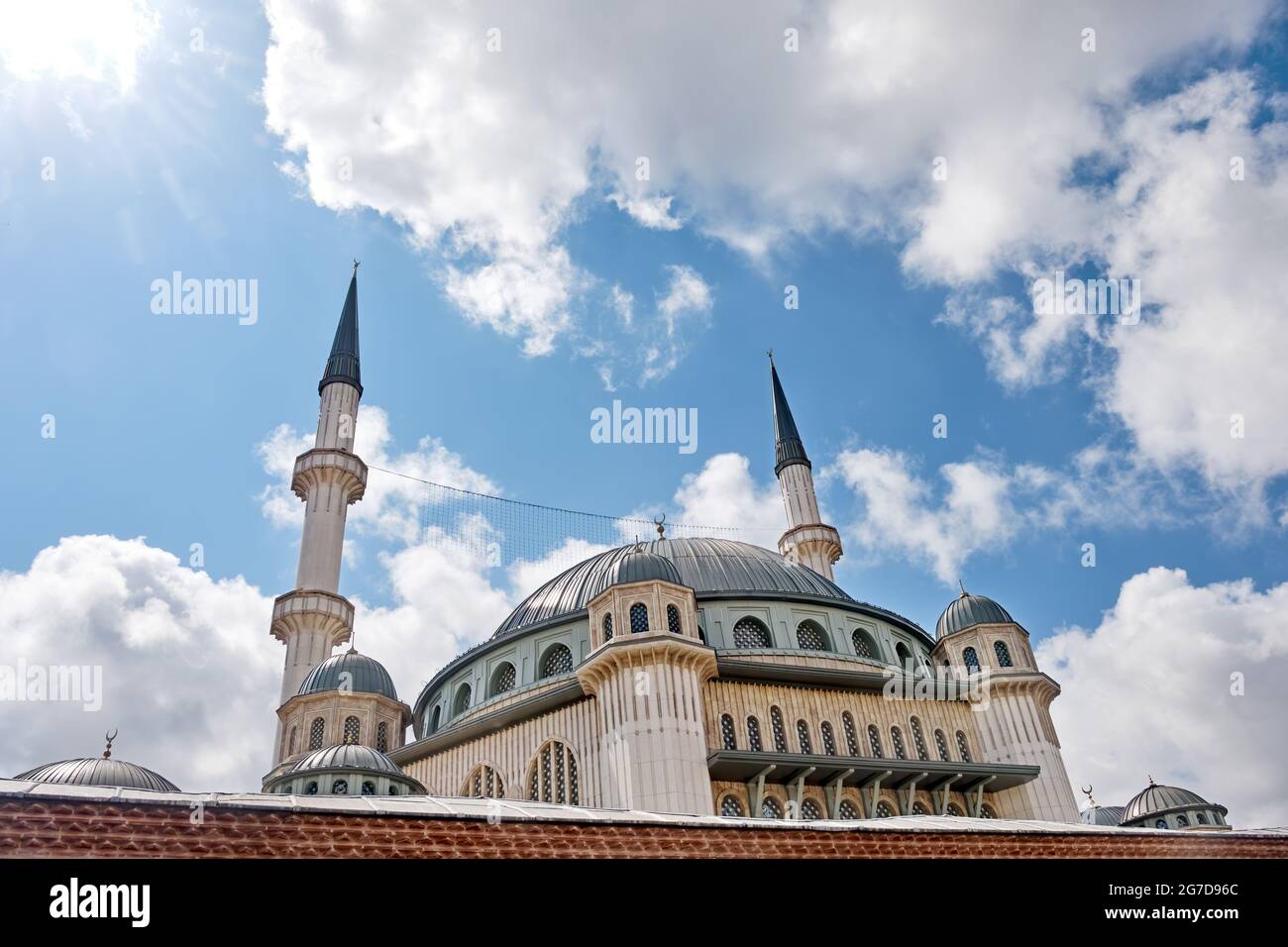 Exterior Shot Of Taksim Mosque, Istanbul, Turkey Stock Photo