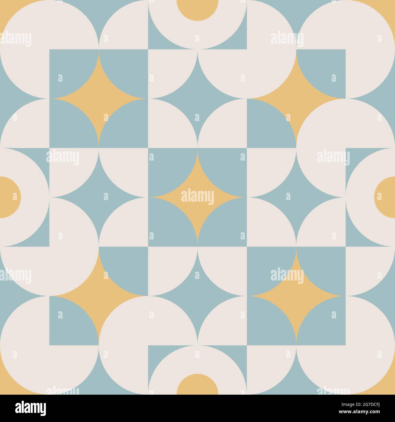 Minimal geometric pattern. Antique tile inspiration. For textile