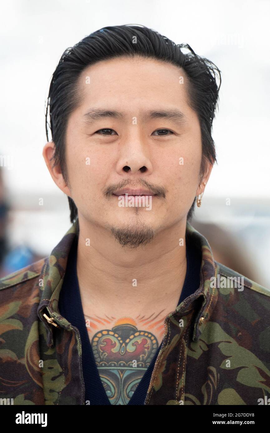 Director Justin Chon attends the Blue Bayou photocall during the 74th annual Cannes Film Festival on July 13, 2021 in Cannes, France. Photo by David Niviere/ABACAPRESS.COM Stock Photo