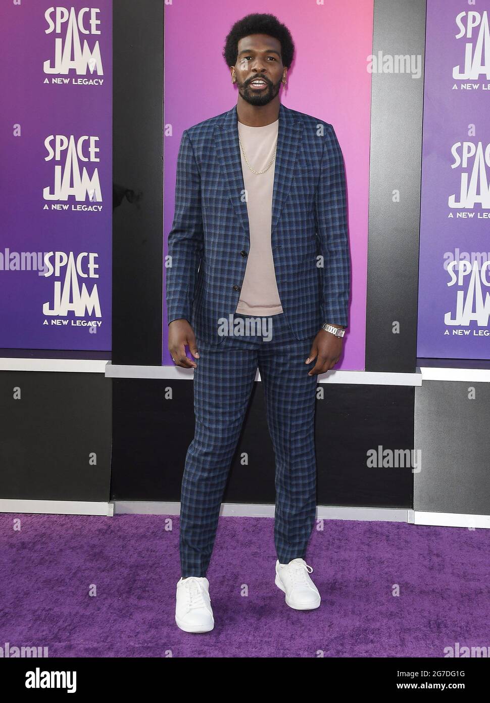 Los Angeles, USA. 12th July, 2021. Khris Davis arrives at the SPACE JAM