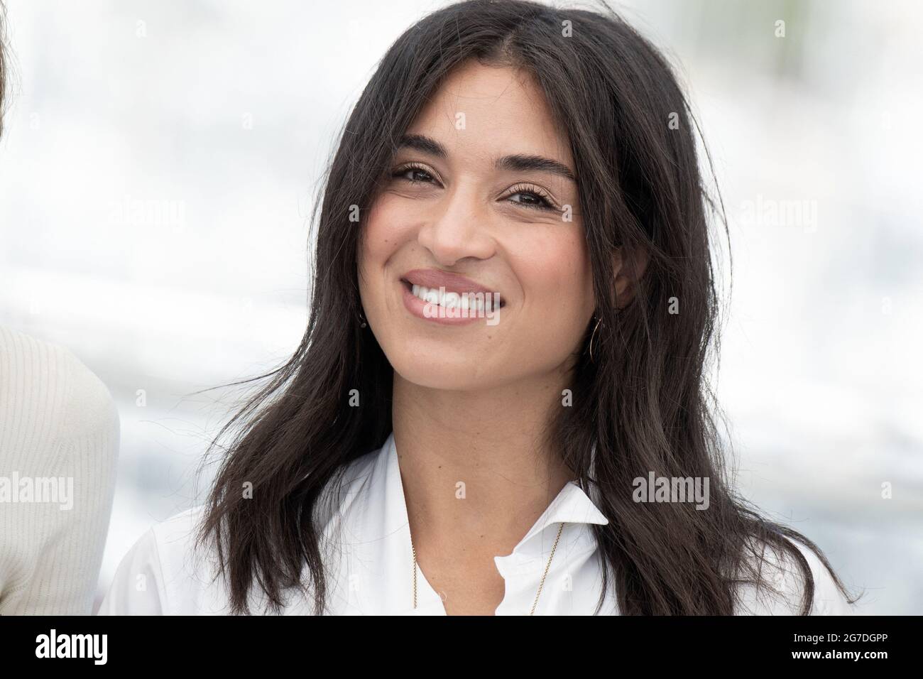 Camelia Jordana attends the Talents Adami photocall during the 74th