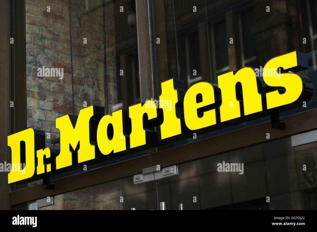Dr martens logo hi-res stock photography and images - Alamy