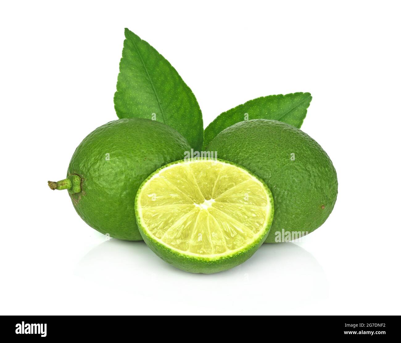 Lamom Lamom,lime isolated on white background Stock Photo - Alamy