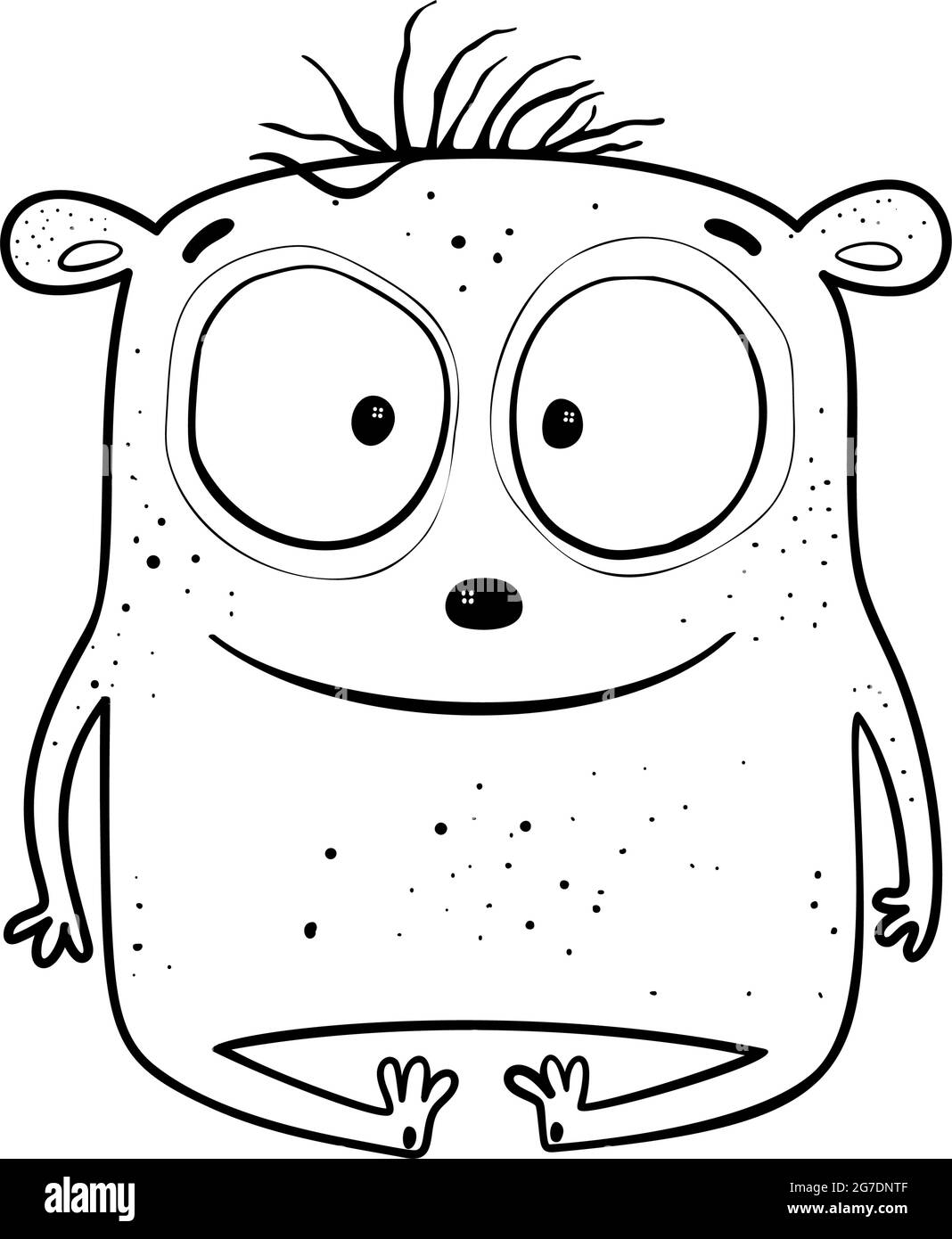 Cute Baby Monster for Kids Coloring Book Stock Vector Image & Art Cute Baby Monster for Kids Coloring Book Stock Vector Image & Art