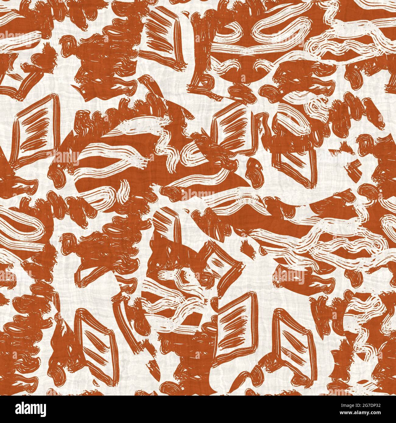 2tone Pattern Seamless two tone hand drawn brushed effect pattern swatch Stock Photo ...