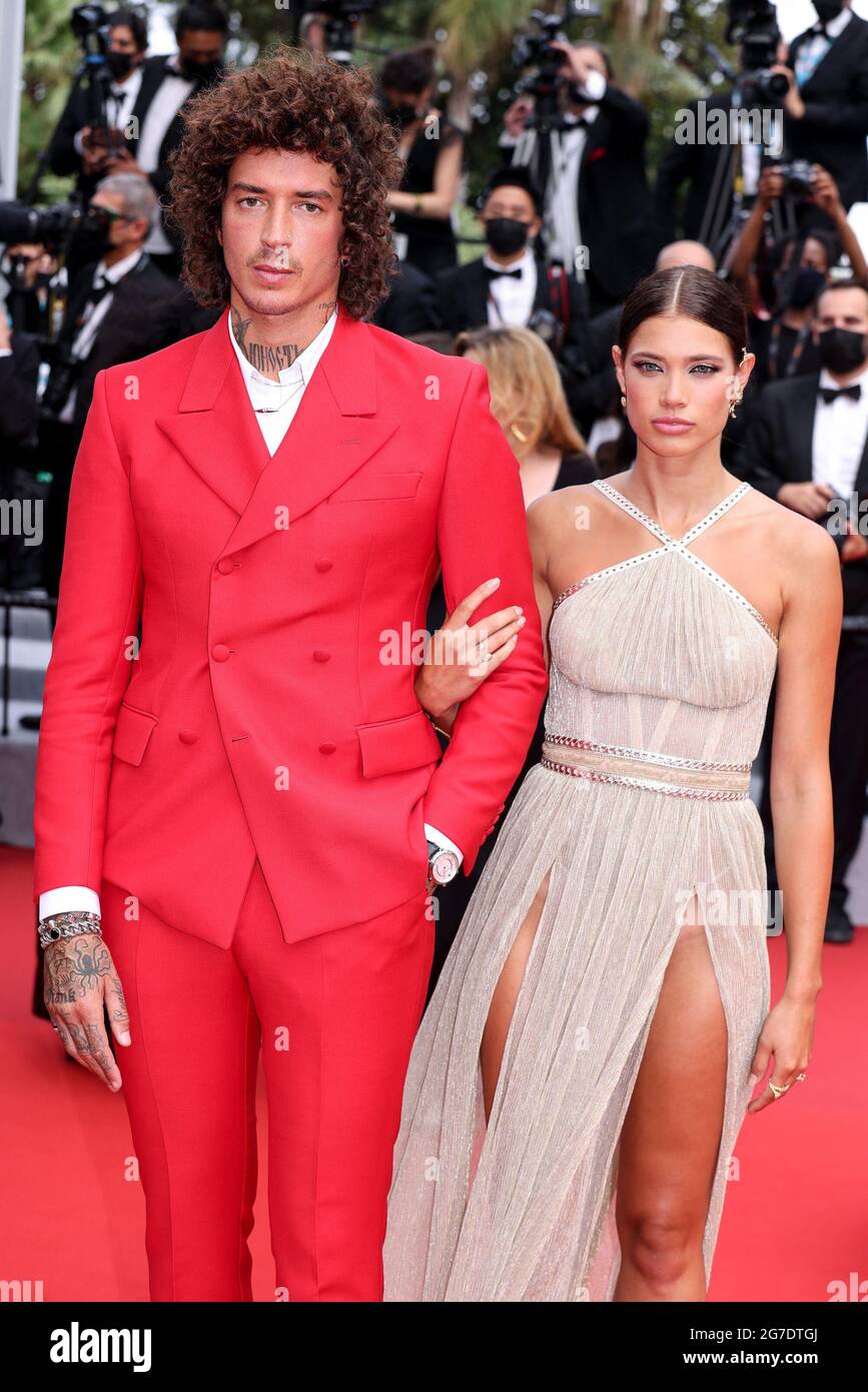 CANNES JULY 12 Julian Perretta and Kambree Dalton arrive to the