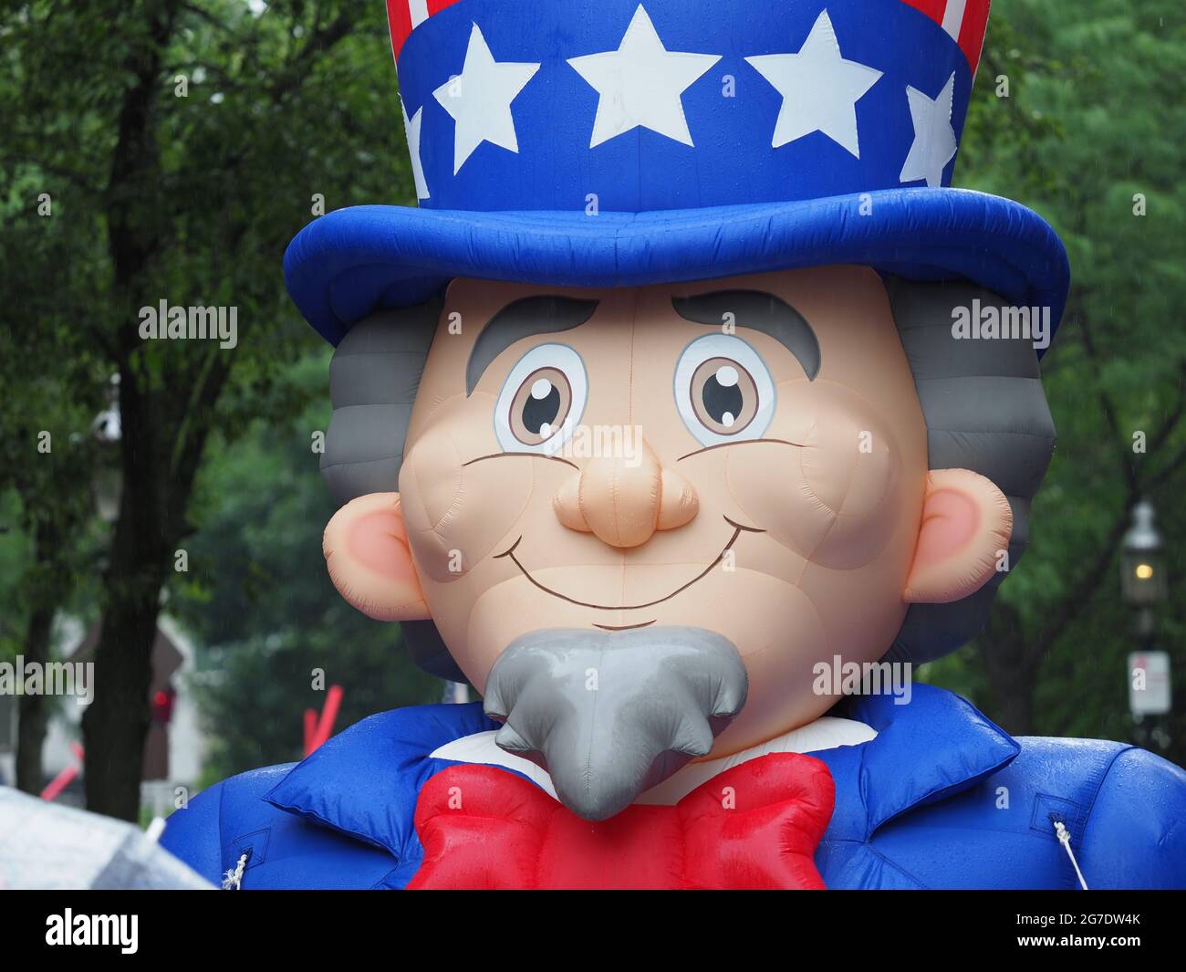 Image of the 2019 Bunker Hill Day Parade in Boston, Massachusetts Stock