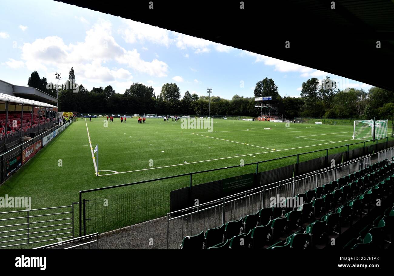 A general view of Park Hall Stadium in Oswestry, Shropshire. Picture