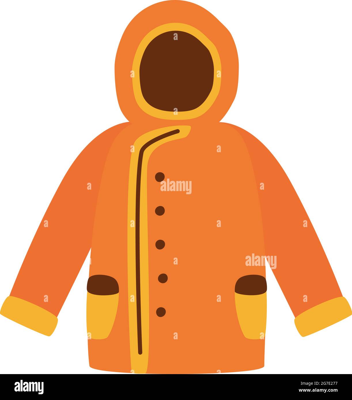 Orange yellow jacket Stock Vector Images Alamy