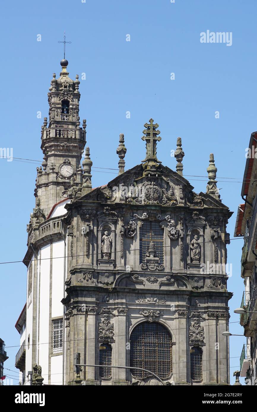 Clérigos Church, Igreja dos Clérigos, Porto, Portugal, Europe Stock Photo
