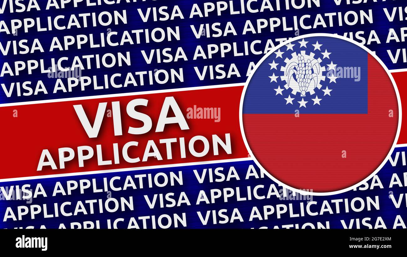 Myanmar Burma Circular Flag With Visa Application Titles 3D Illustration Stock Photo Alamy Myanmar Burma Circular Flag With Visa Application Titles 3D Illustration Stock Photo Alamy