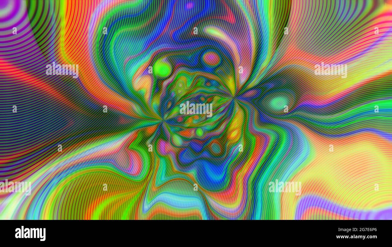 Abstract multicolored linear patterned texture background. Stock Photo