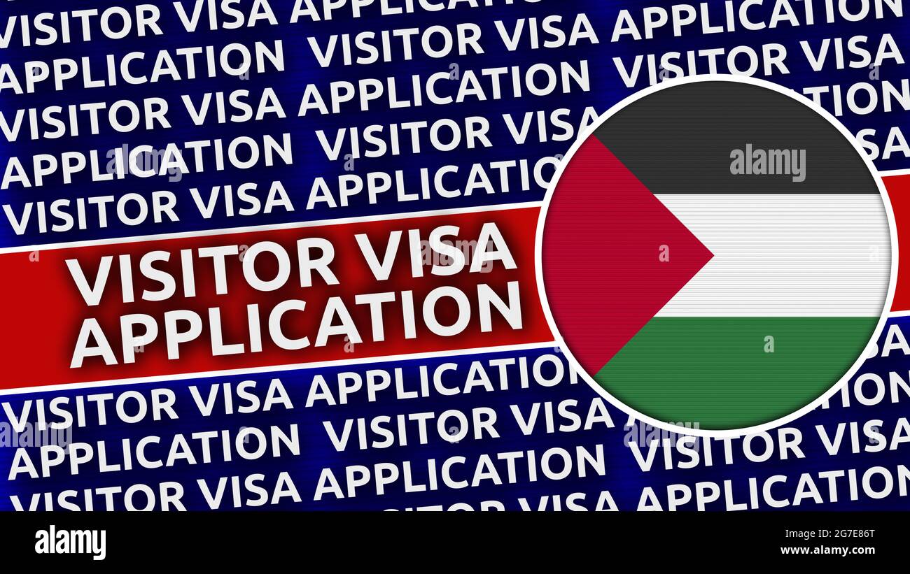 Palestine Circular Flag With Visitor Visa Application Titles 3D Illustration Stock Photo Alamy Palestine Circular Flag With Visitor Visa Application Titles 3D Illustration Stock Photo Alamy