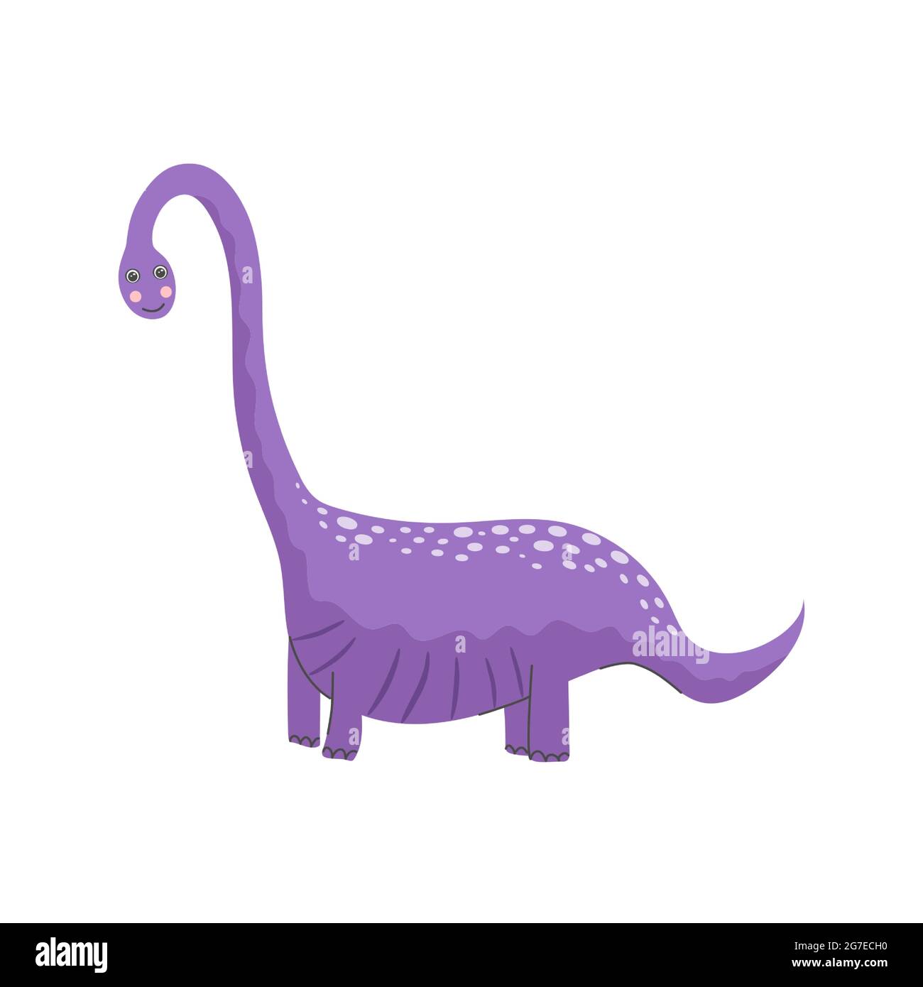 Cute colorful dinosaurs isolated on white background Stock Vector Image ...