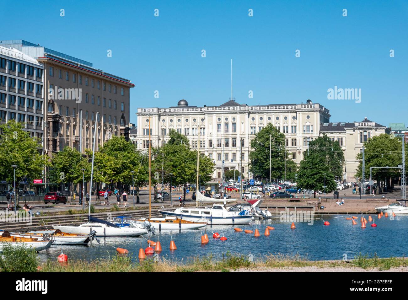 Hietalahti Bay, Helsinki, Finland Stock Photo