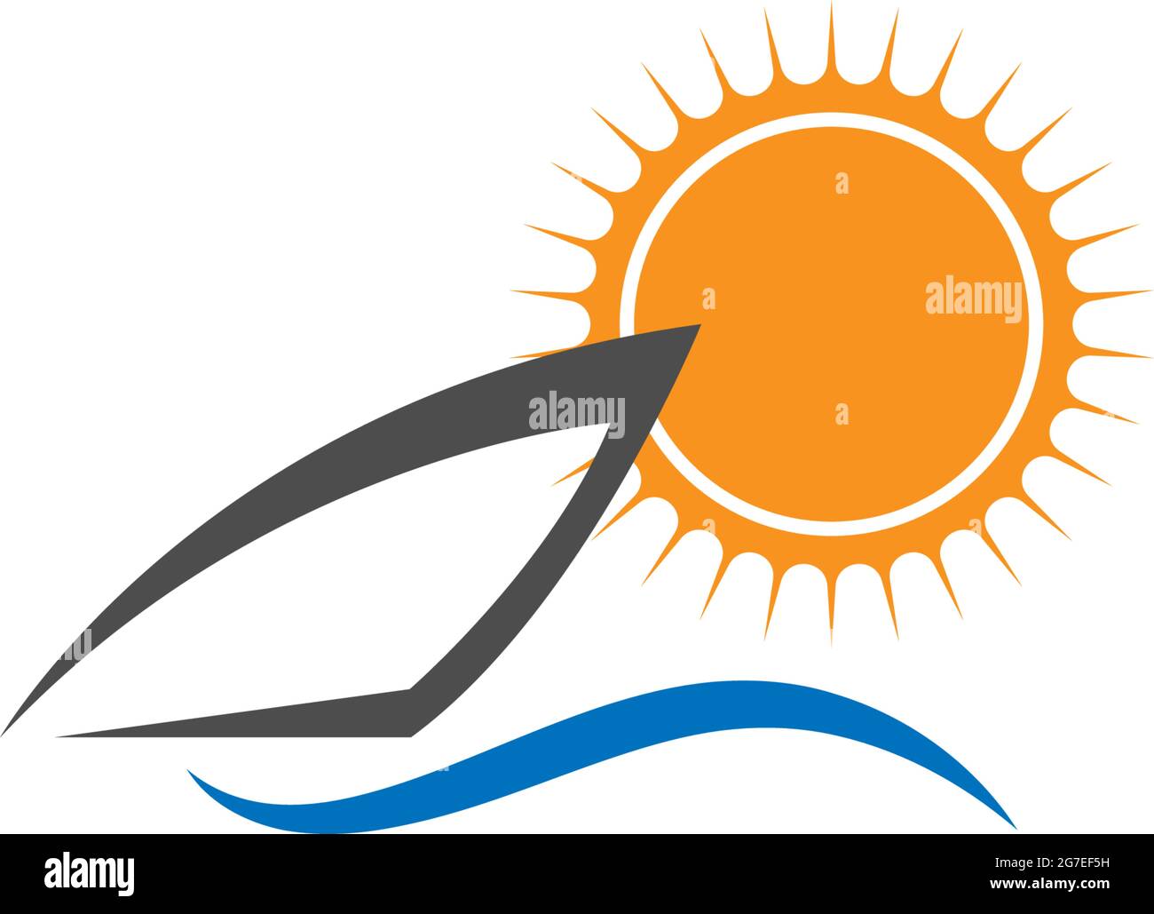 Surfing board icon logo design vector template illustration Stock Vector