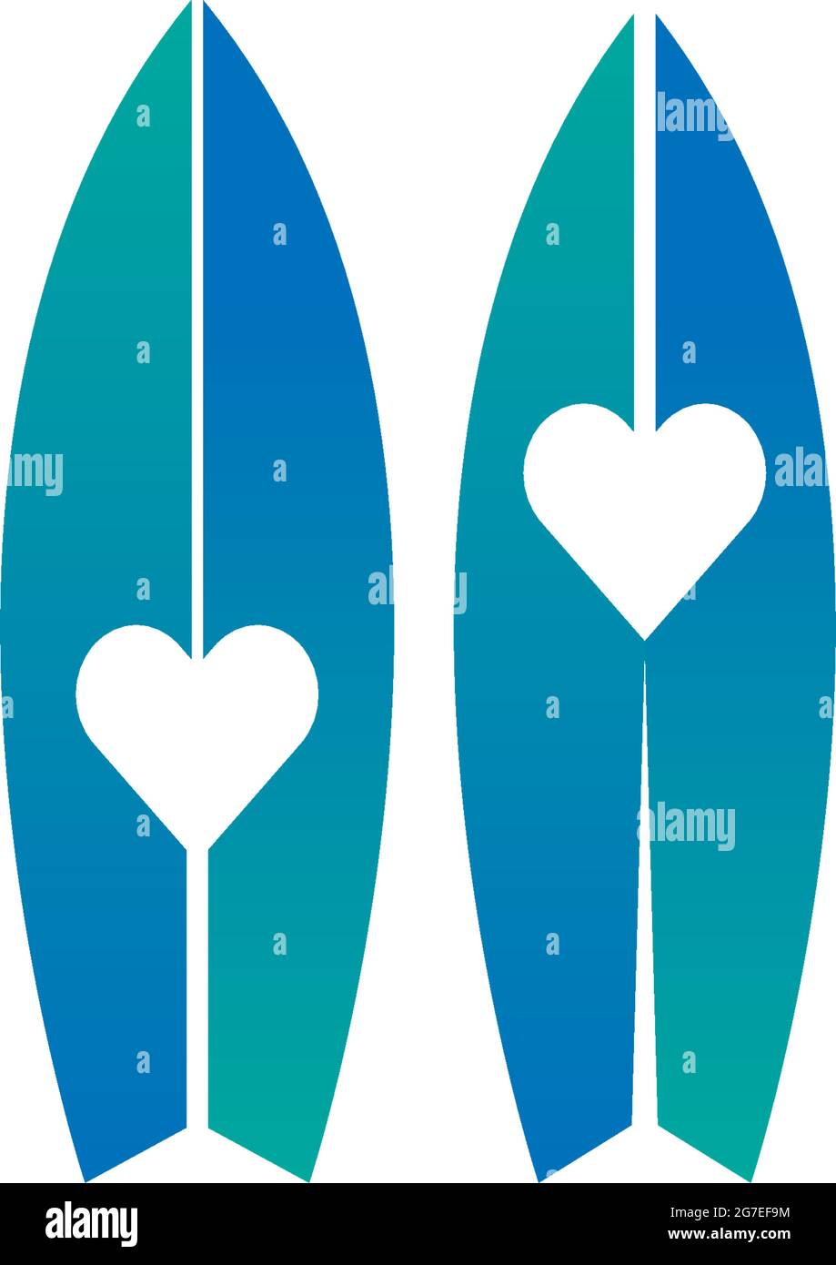 Surfing board icon logo design vector template illustration Stock ...