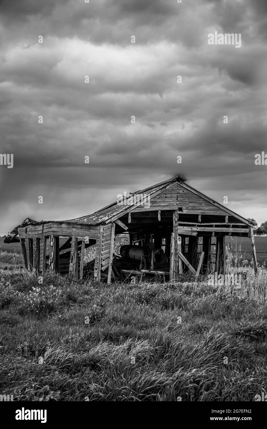 Derelict Barn Stock Photo