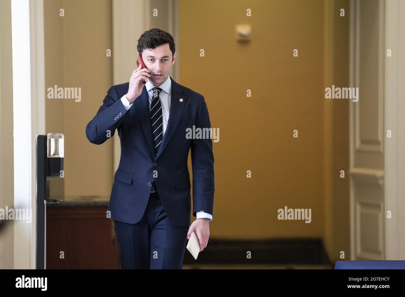 Washington, United States. 13th July, 2021. Senator Jon Ossoff (D 