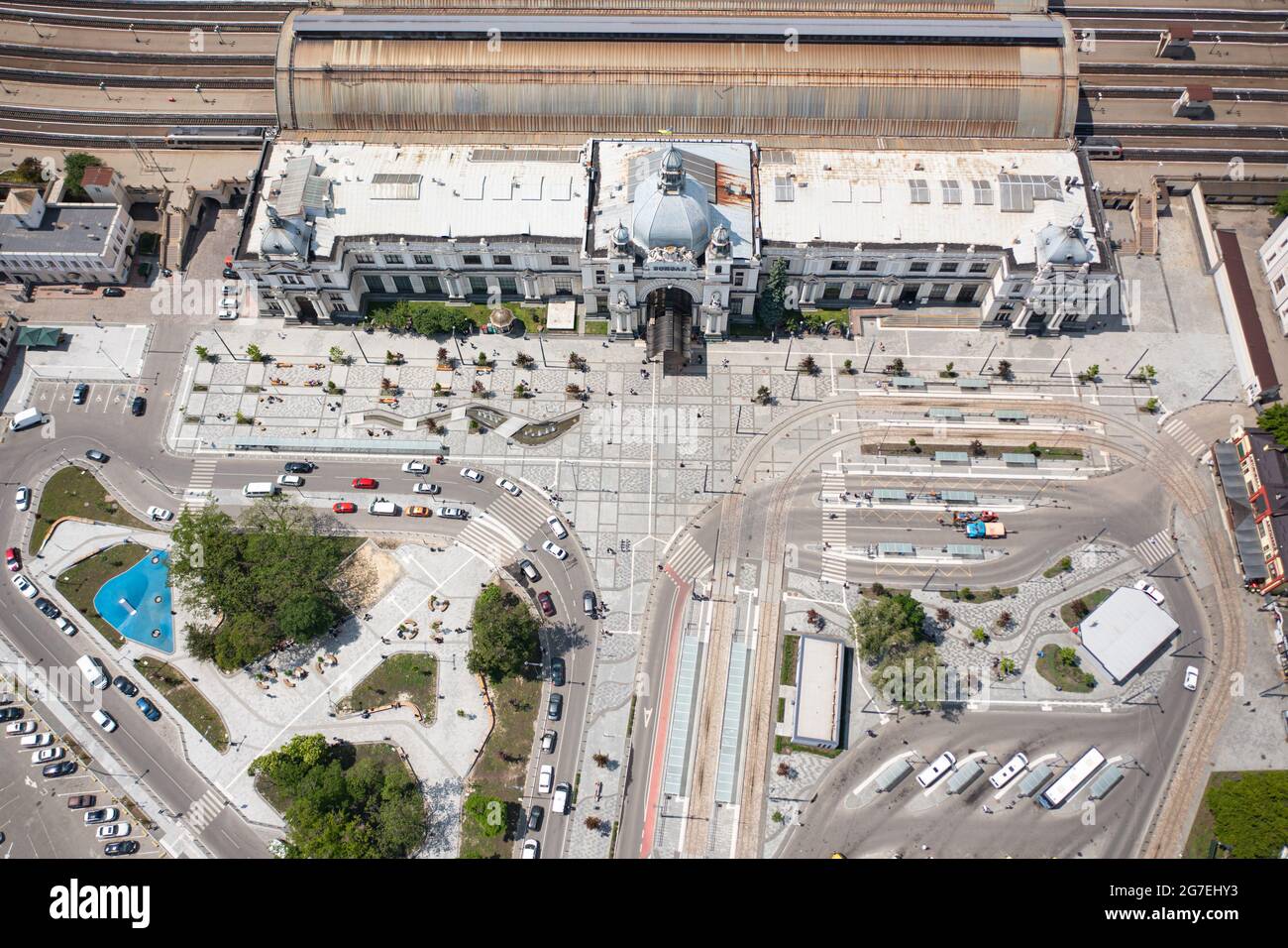 Lviv station train 2021 hi-res stock photography and images - Alamy