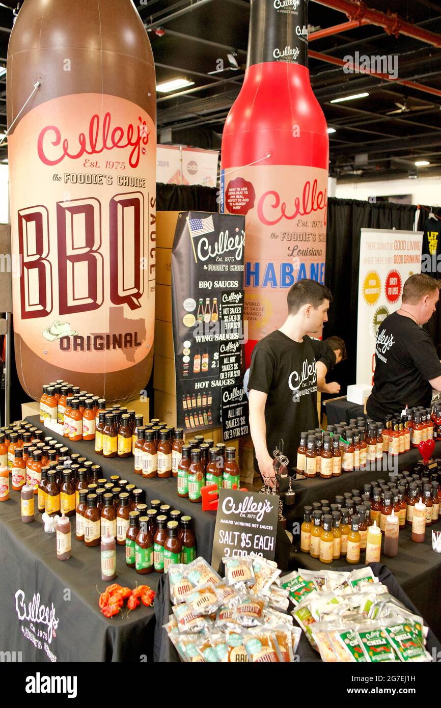 The NYC Hot Sauce Expo 2017 was held at the Brooklyn Expo Center. Lots