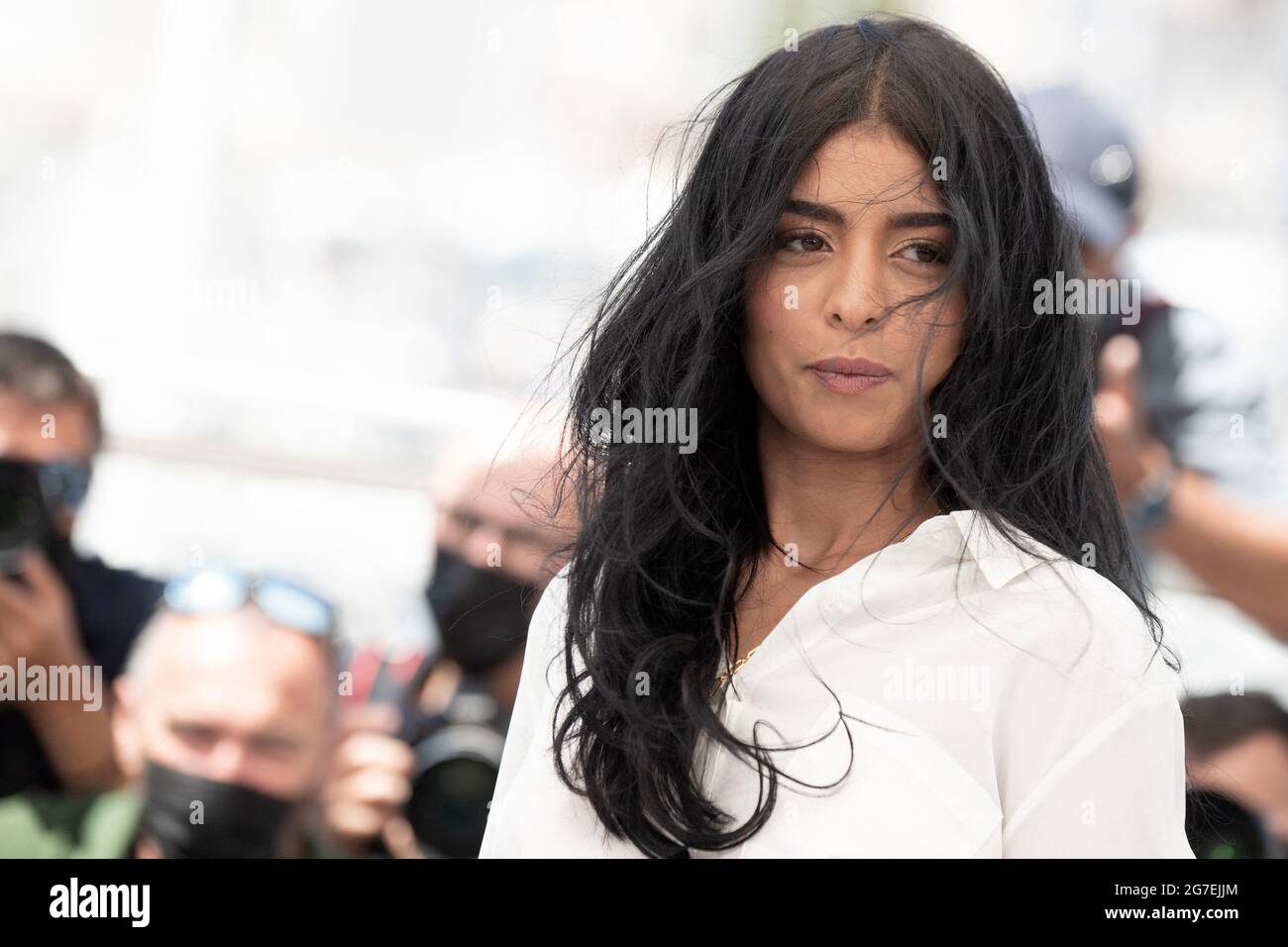 Kenza Fortas attends the Bac Nord photocall during the 74th annual