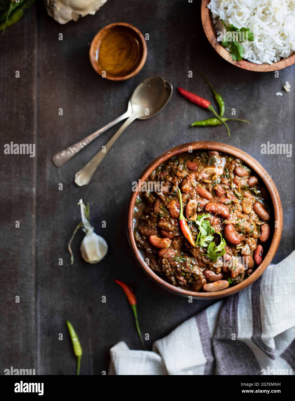 Rajma and rice hi-res stock photography and images - Alamy