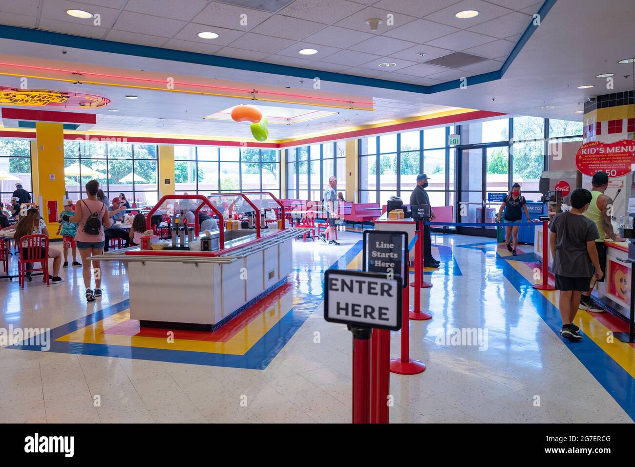 Dining area at Jelly Belly Factory and Visitor Center, Fairfield