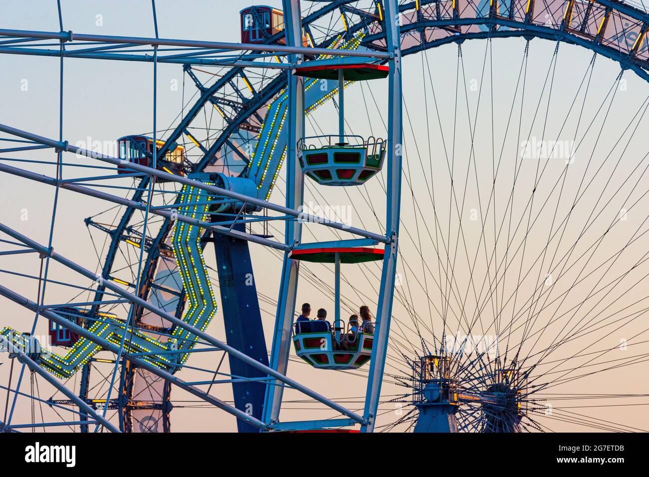 Wien, Vienna: Amusement Park Prater, Ferris Wheel Blumenrad (Flower ...