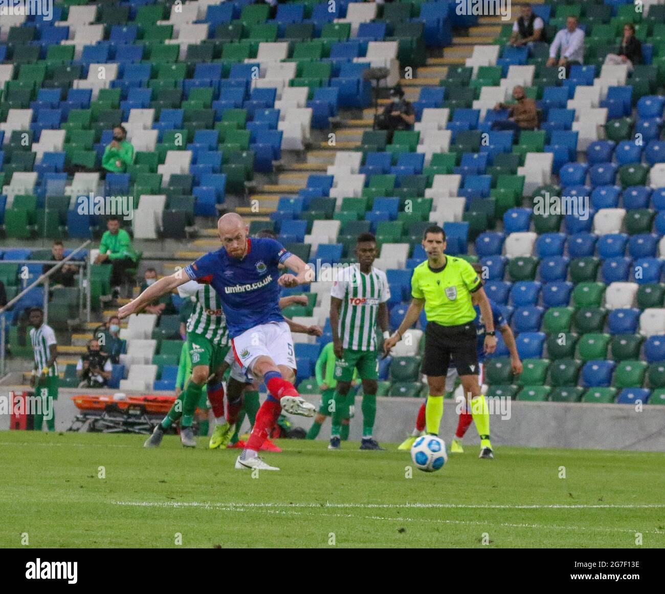 Linfield FC Fans - Champions League second qualifying round draw:  Ferencvaros or Preliminary round winner vs Zalgiris Vilnius or Linfield  #UCL