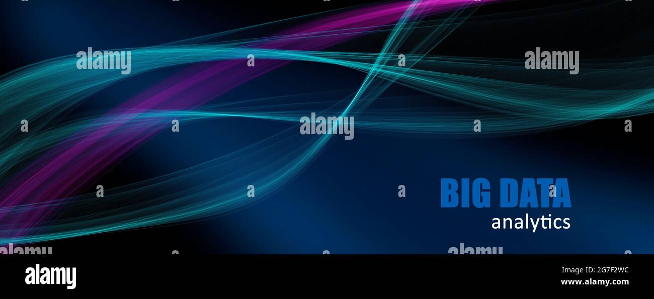 Science network pattern, connecting lines. Big Data Visualization Background.  digital field analytics with values visualization., Stock Photo