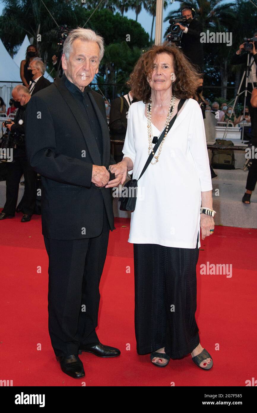 Cannes, France on July 13, 2021. CostaGavras and Michele RayGavras