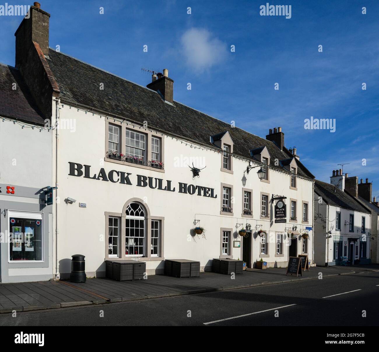 The Black Bull Hotel at Lauder in the Scottish Borders Stock Photo