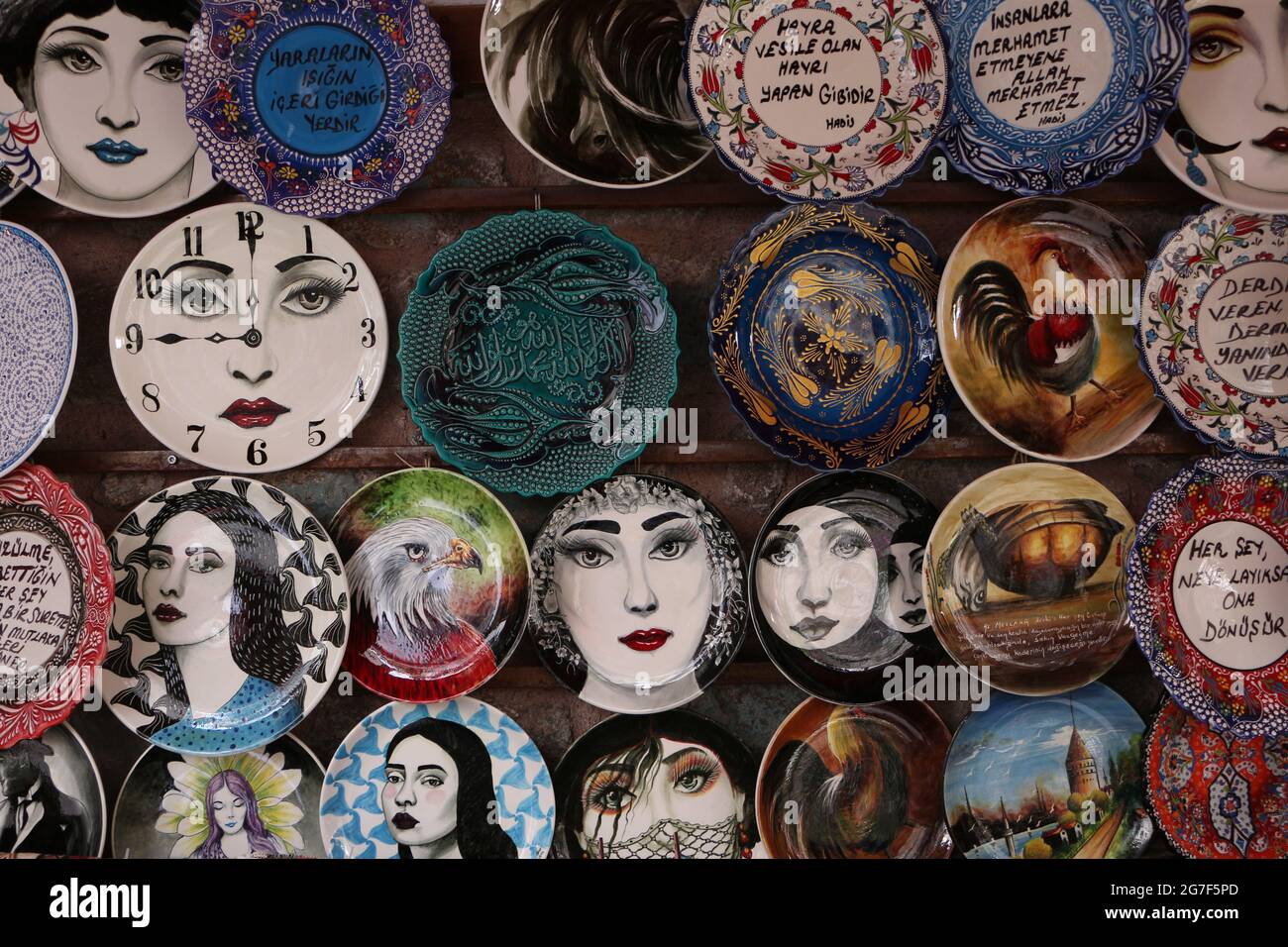 Turkish Plate Ceramic Stock Photo - Alamy