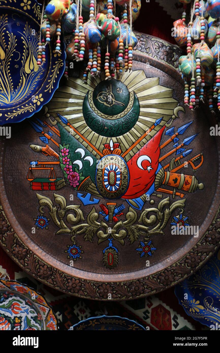 Ottoman Turkish Flag Stock Photo Alamy