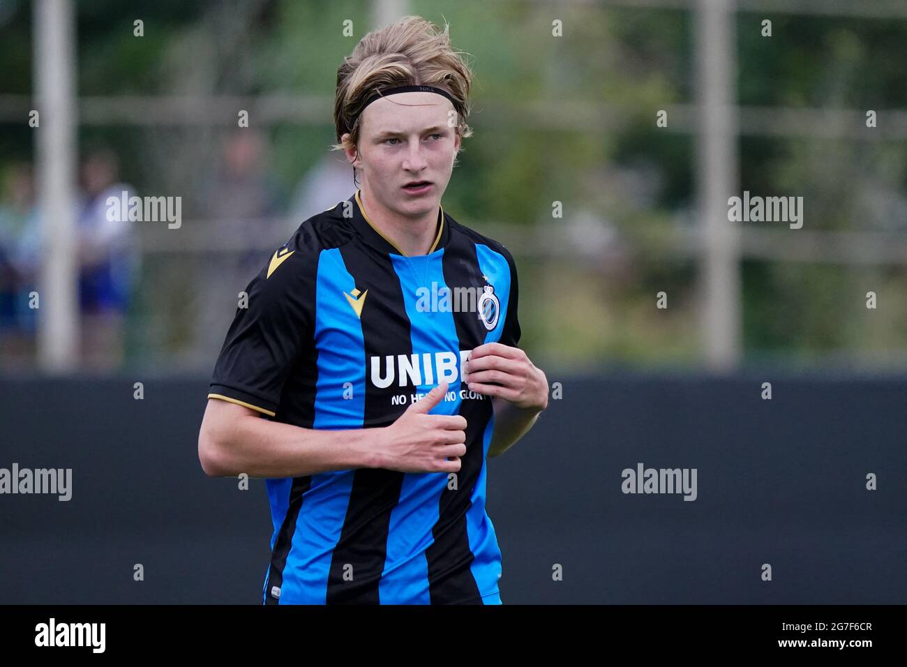 Club's team manager Michael Vijverman poses for a team picture, at the  2021-2022 photoshoot of Belgian Jupiler Pro League club Club Brugge,  Thursday 1 Stock Photo - Alamy