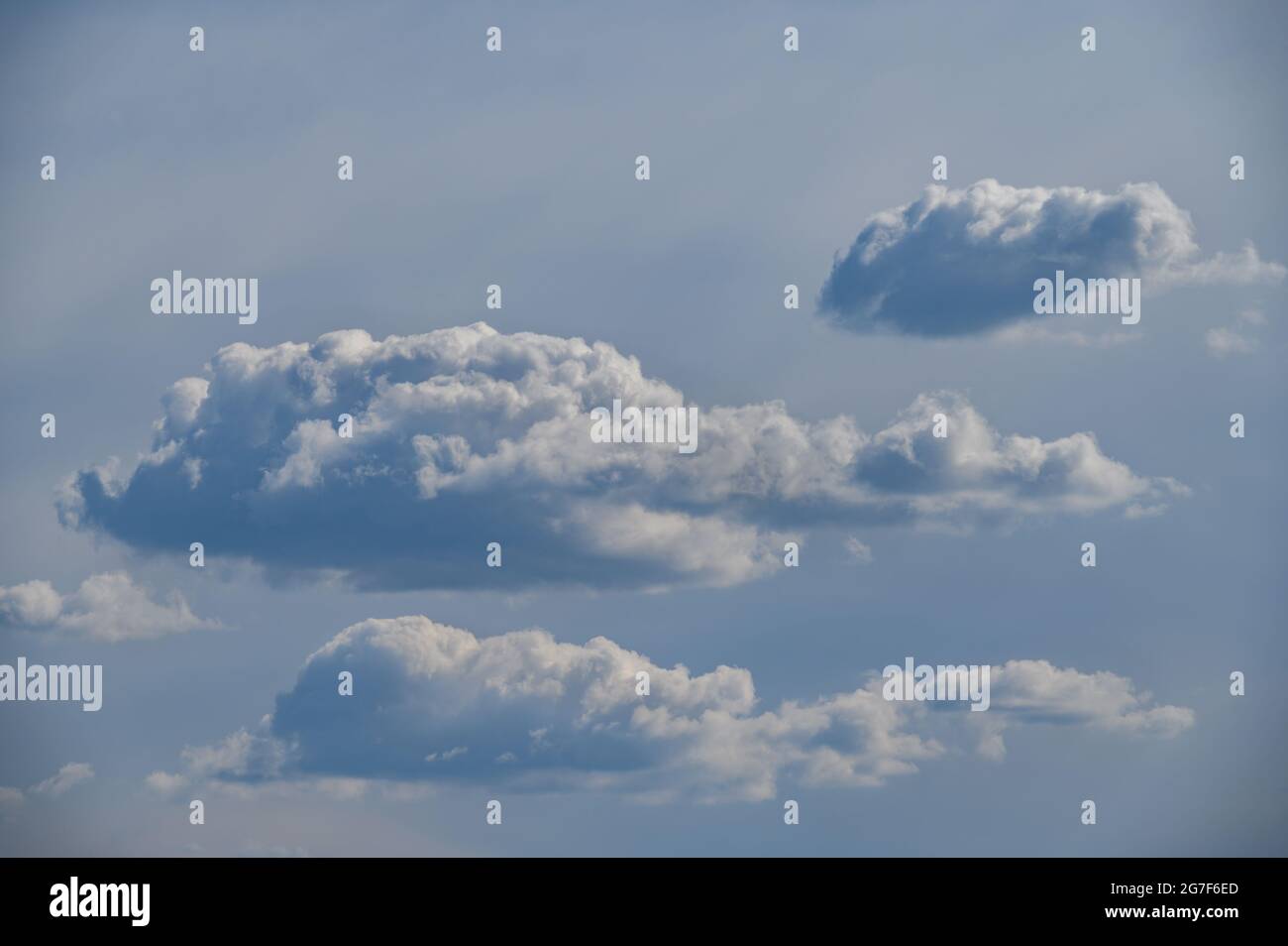 Blue sky with clouds Stock Photo
