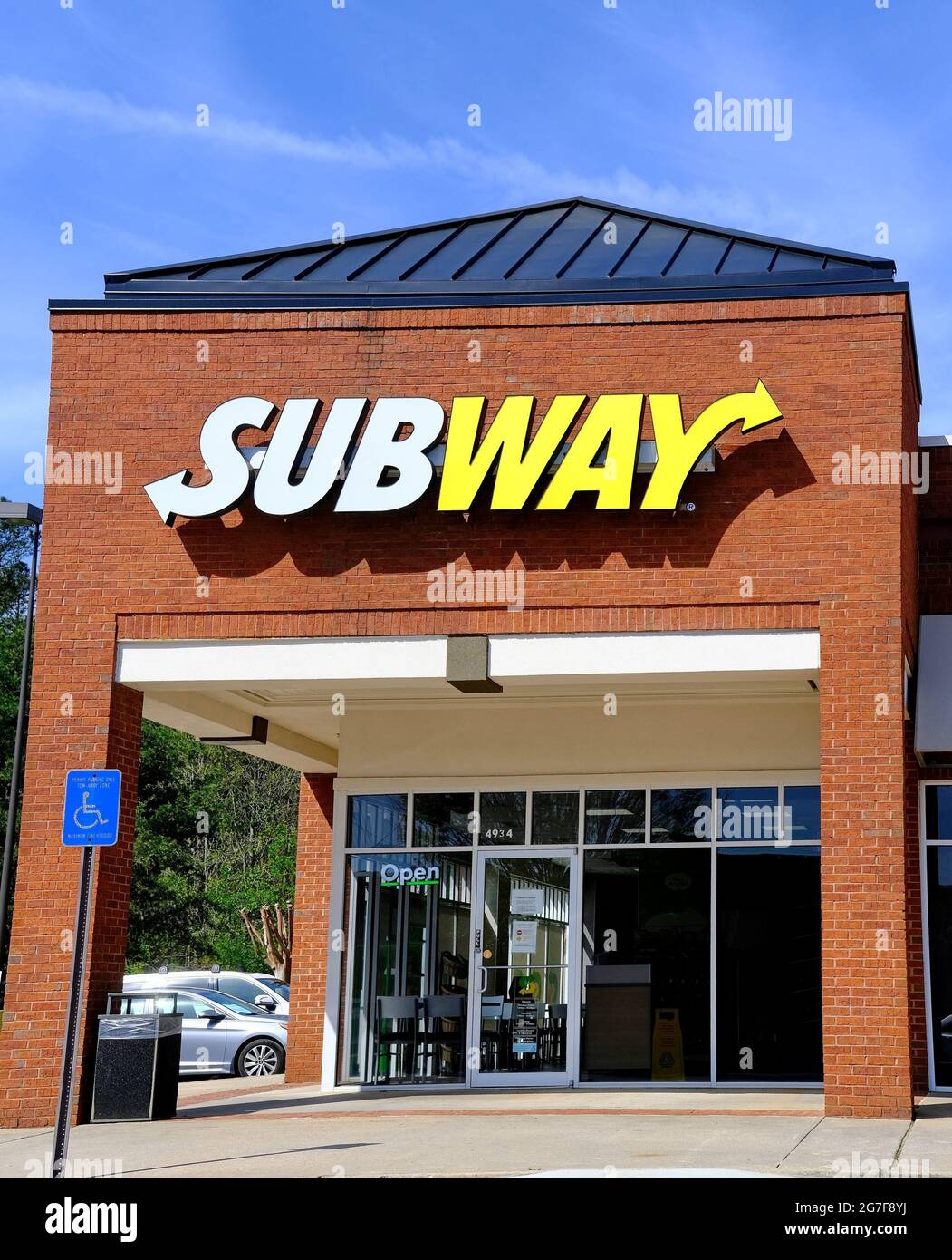 CUMMING, GEORGIA - April 3, 2021: Subway is an American fast food ...